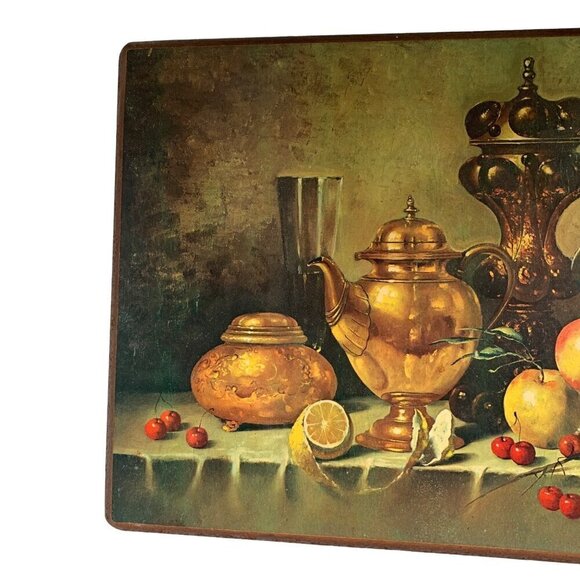 Vintage | 1970's Still Life Food Water Pitchers Signed Lori - Picture 2 of 8